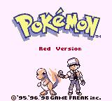 Pokemon Rouge Bleu, capture décran